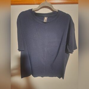 Classic Navy Blue Women's Short Sleeve Tee